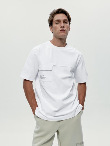 Born Functioneel shirt 'Tirreno' in Wit: voorkant
