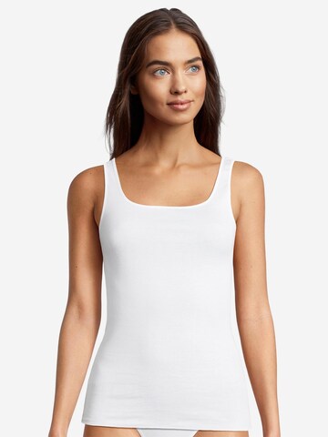 Nina von C. Unterhemd 'Fine Cotton' in Weiß