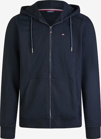 HECHTER PARIS Sweatjacke 'ZIP JACKET' in Blau: Vorderseite