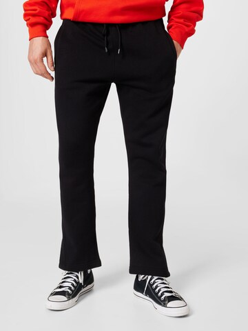 9N1M SENSE Regular Pants in Black: front