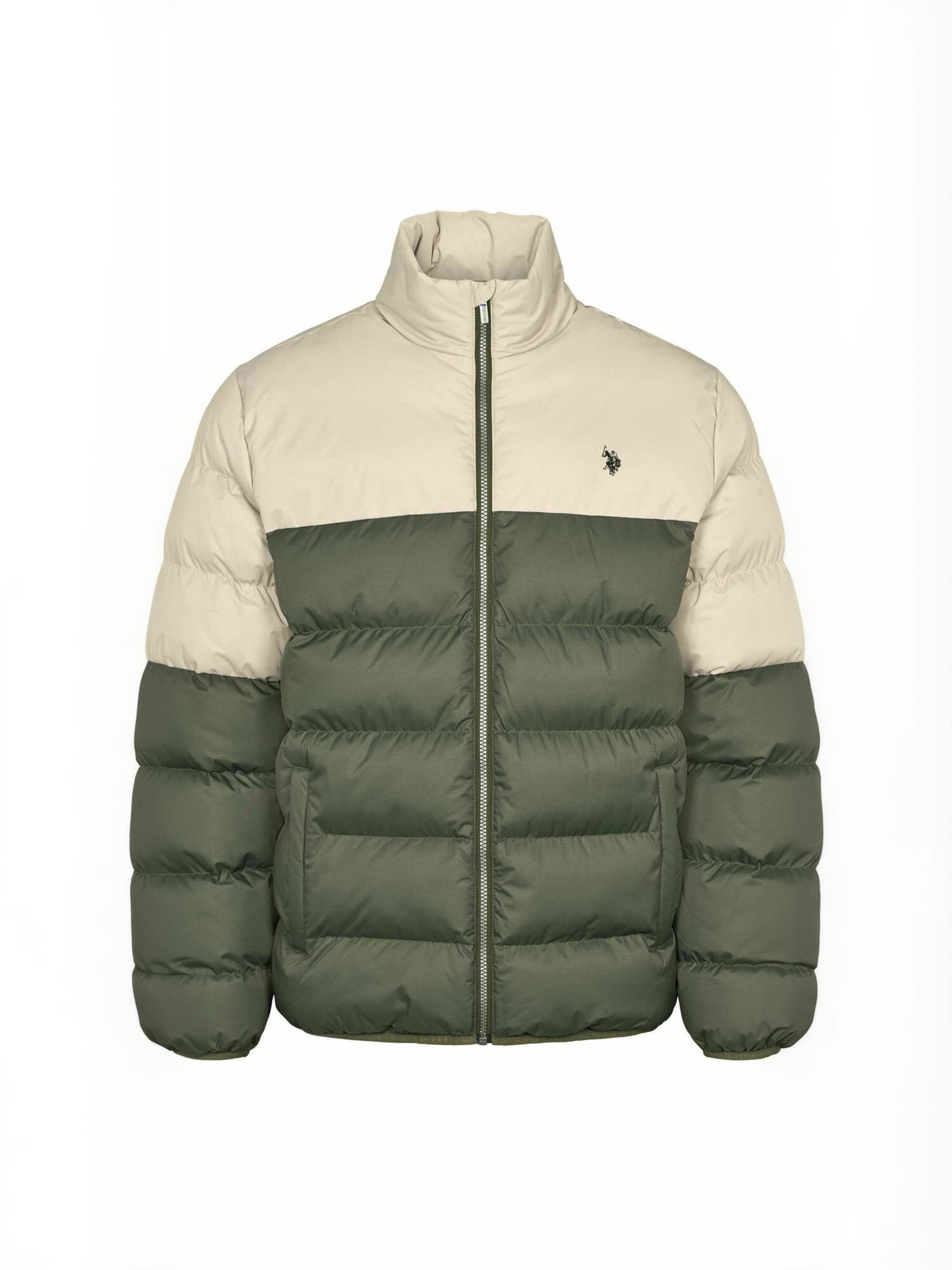 Geacă de iarnă ' UMAleks ' de la U.S. POLO ASSN. pe verde: față