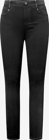 Liverpool Skinny Jeans ' Gia Glider' in Zwart: voorkant