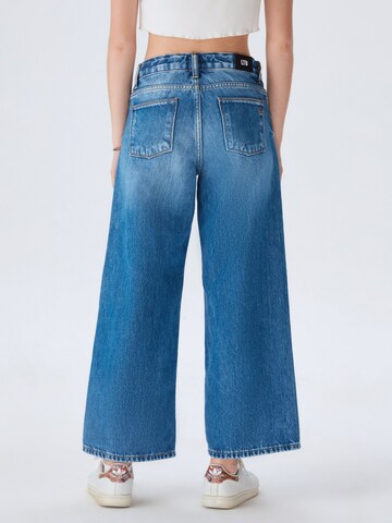 LTB Wide Leg Jeans 'Stacy G' in Blau