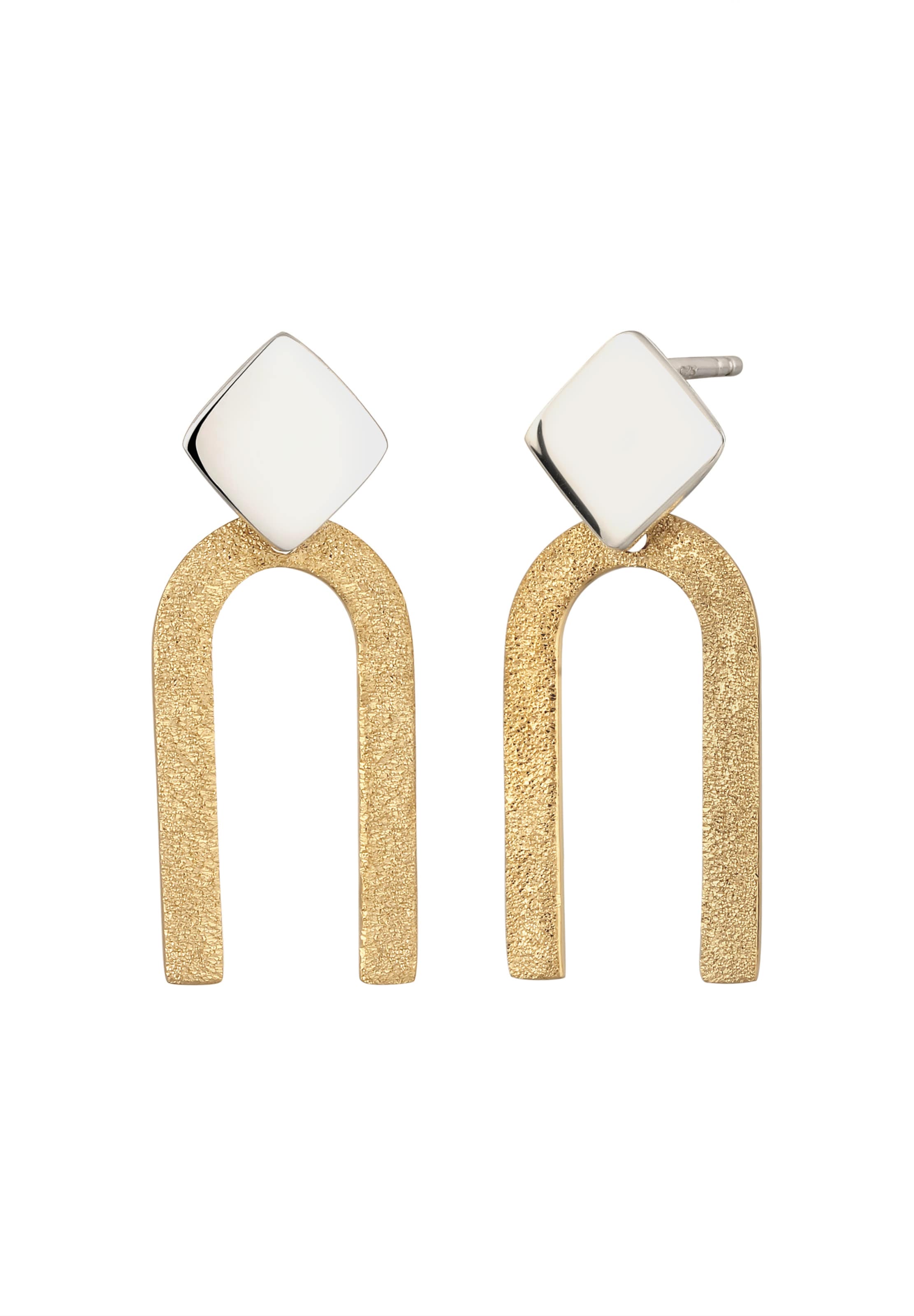 Boucles d'oreilles ELLI en or : devant