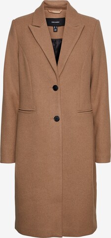 VERO MODA Between-Seasons Coat 'Blaza' in Brown: front