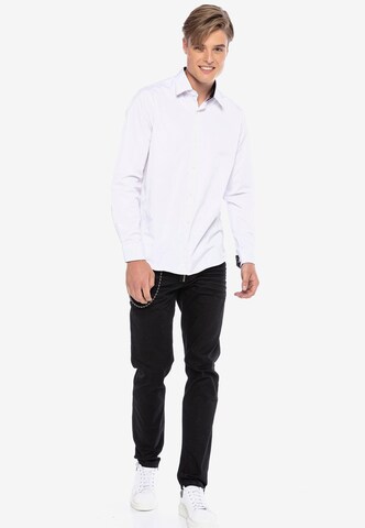 CIPO & BAXX Regular fit Button Up Shirt in White