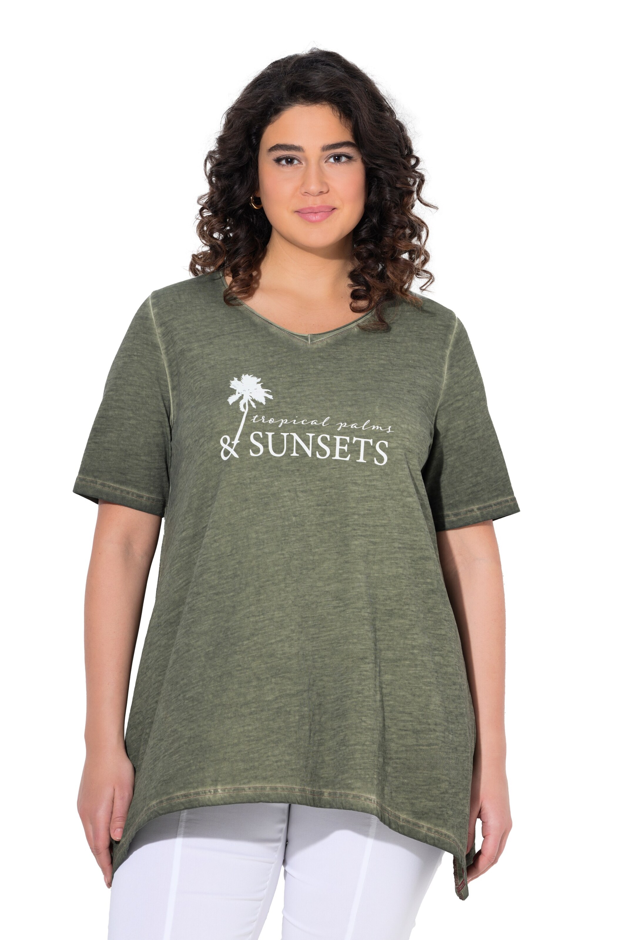 Ulla Popken Shirt in Green: front