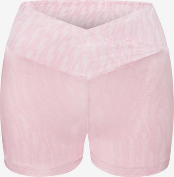 EKCENTRIK Slim fit Sports trousers in Pink: front