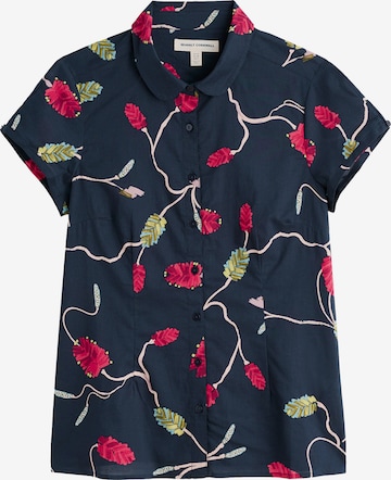Seasalt Cornwall Blouse 'Rushmaker' in Blue: front