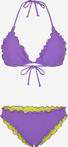 CHIEMSEE Bikini in Purple: front
