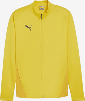 PUMA Trainingsjacke 'Team Goal' in Gelb: Vorderseite