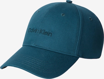 Casquette Calvin Klein en bleu : devant