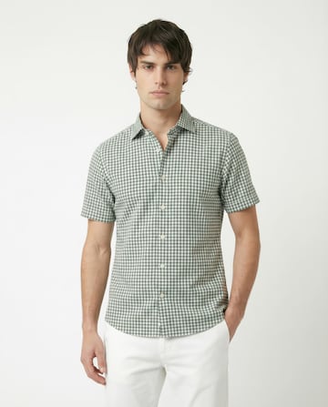 Coupe regular Chemise DESOTO en vert : devant