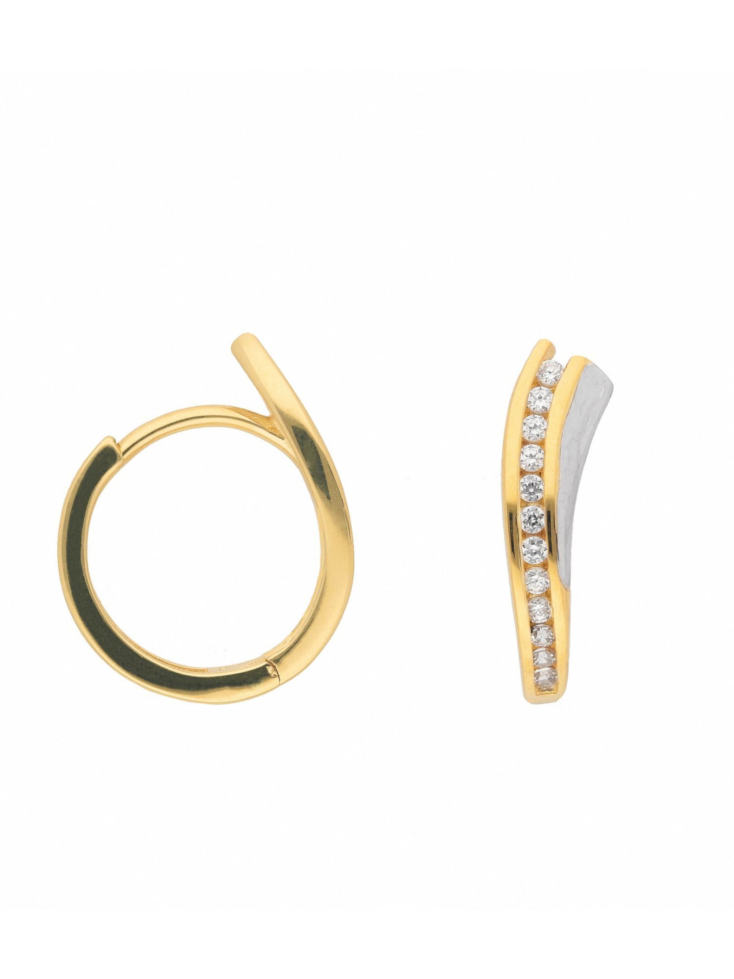 Adelia´s Ohrringe in Gold: Vorderseite