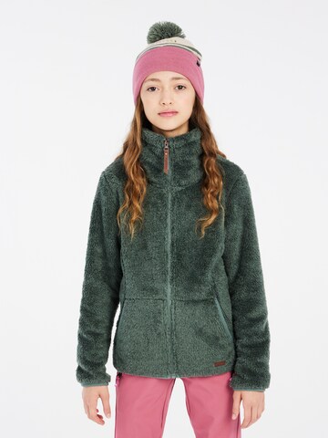 PROTEST Fleece Jacket 'Riri JR' in Green