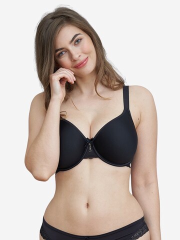 SugarShape Bralette Bra in Black: front