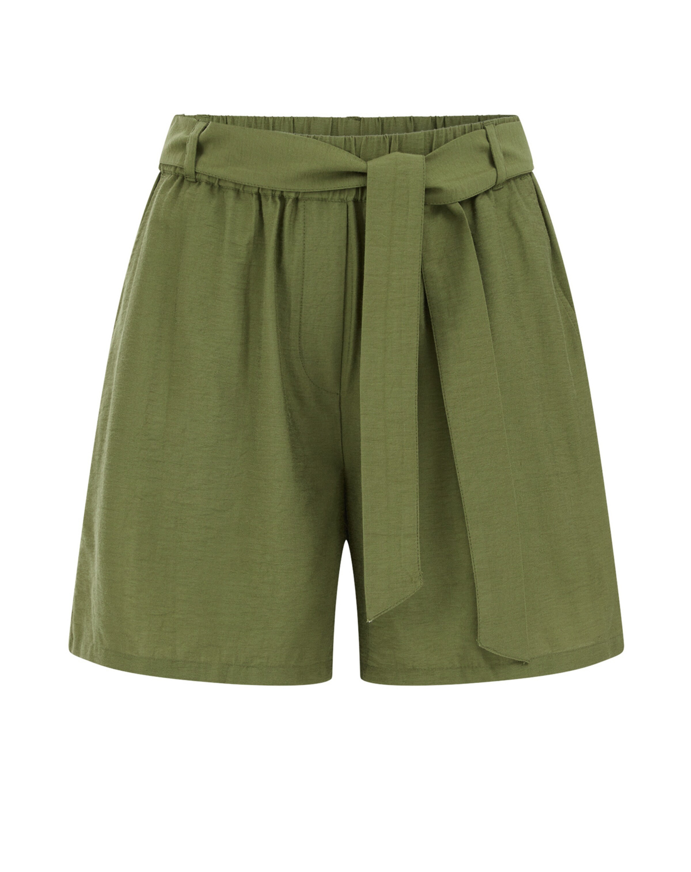 WE Fashion Loosefit Shorts in Grün: Vorderseite
