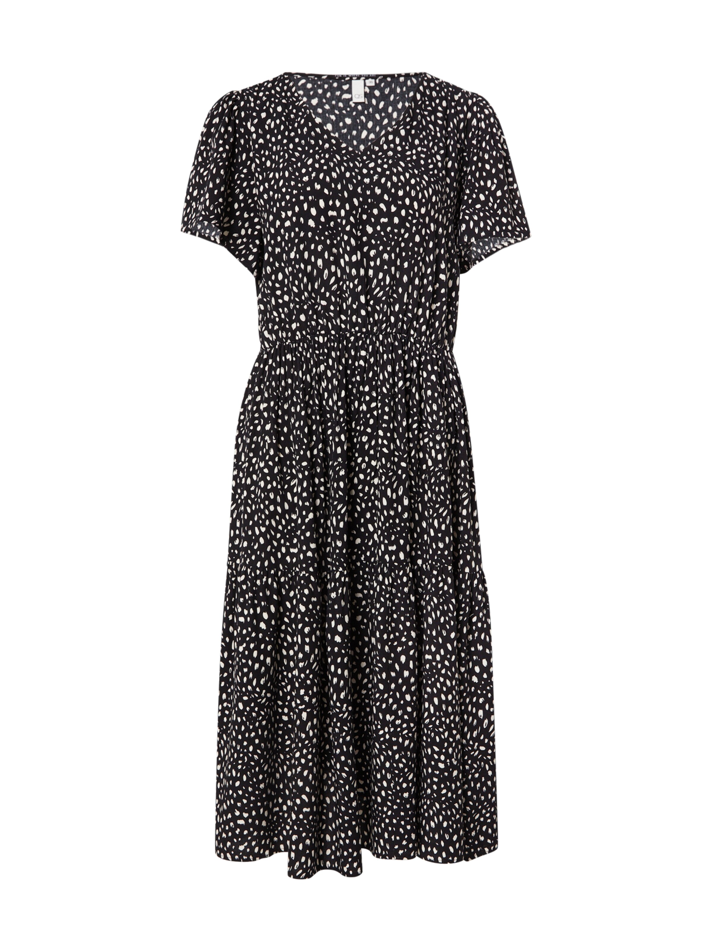 QS Kleid in Schwarz: Vorderseite