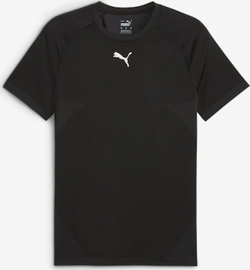 T-Shirt fonctionnel PUMA en noir : devant