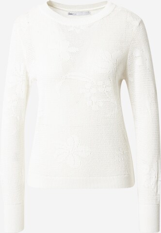 ONLY Sweater 'FILUCCA' in White: front