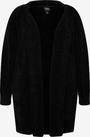 Cardigan Ulla Popken en noir : devant