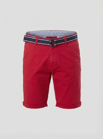 KOROSHI regular Lærredsbukser i rød: forside