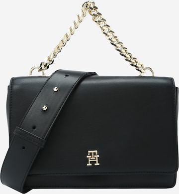 TOMMY HILFIGER Crossbody Bag 'Refined' in Black: front