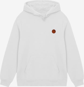 F4NT4STIC Sweatshirt 'Basketball' in Wit: voorkant