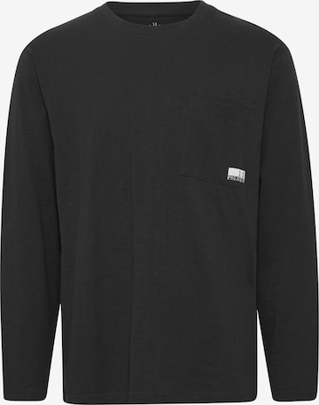 11 Project Langarmshirt Premilio Ls Tee in Schwarz: predná strana