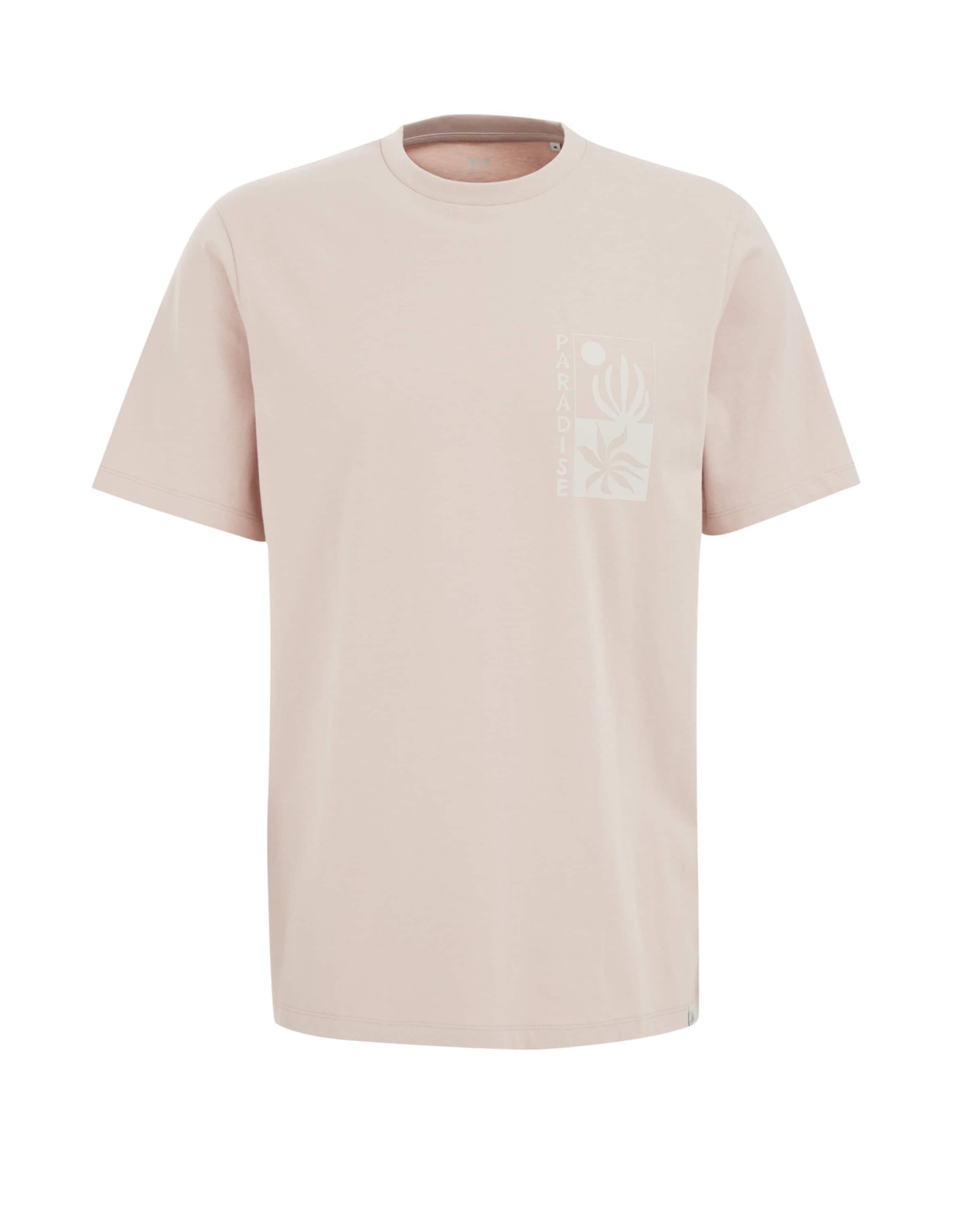 T-Shirt WE Fashion en rose : devant