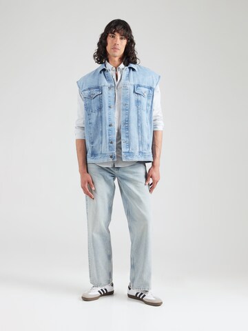 Abercrombie & Fitch Слим Рубашка в Синий