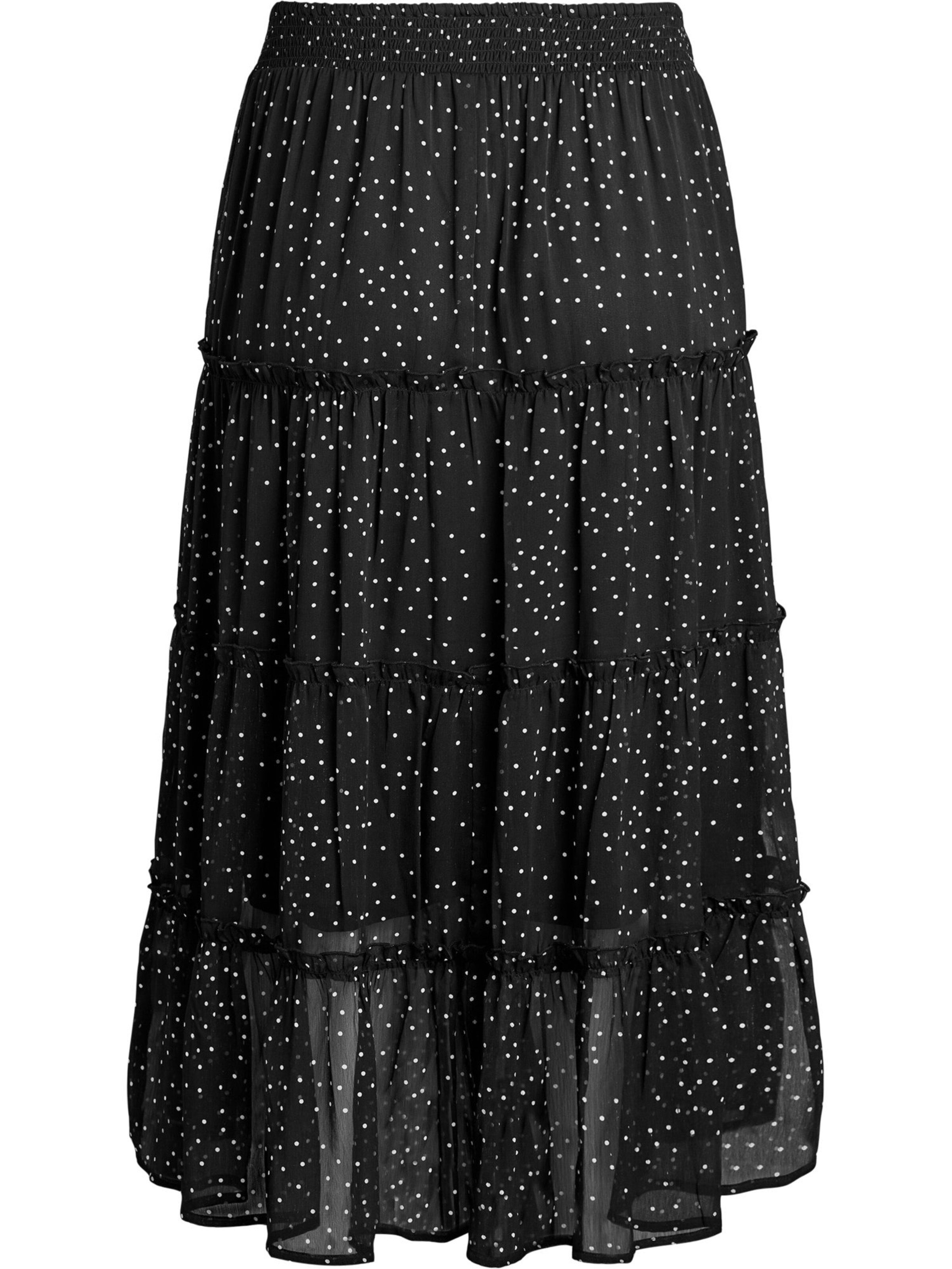 Zizzi - Saia 'Mdoru' em preto