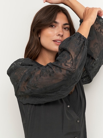 Robe-chemise 'Asmine' CULTURE en noir