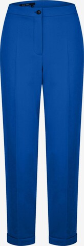 MARC AUREL Pleated Pants in Blue: front