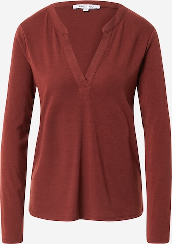 ABOUT YOU Shirt 'Felice' in Rood: voorkant