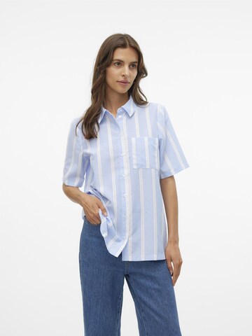 VERO MODA Bluse 'MY' i blå: forside