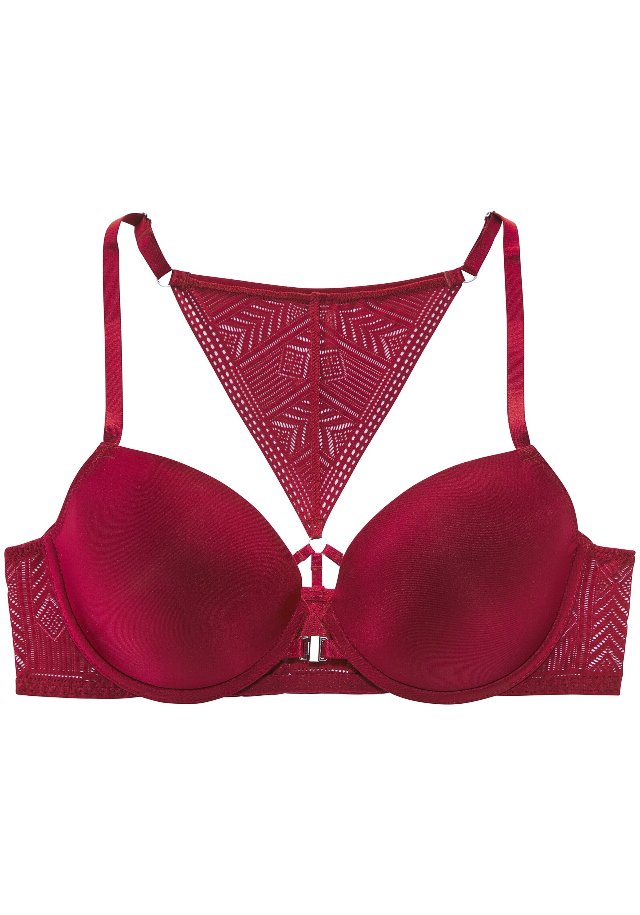 s.Oliver Push-up BH in Rot: Vorderseite