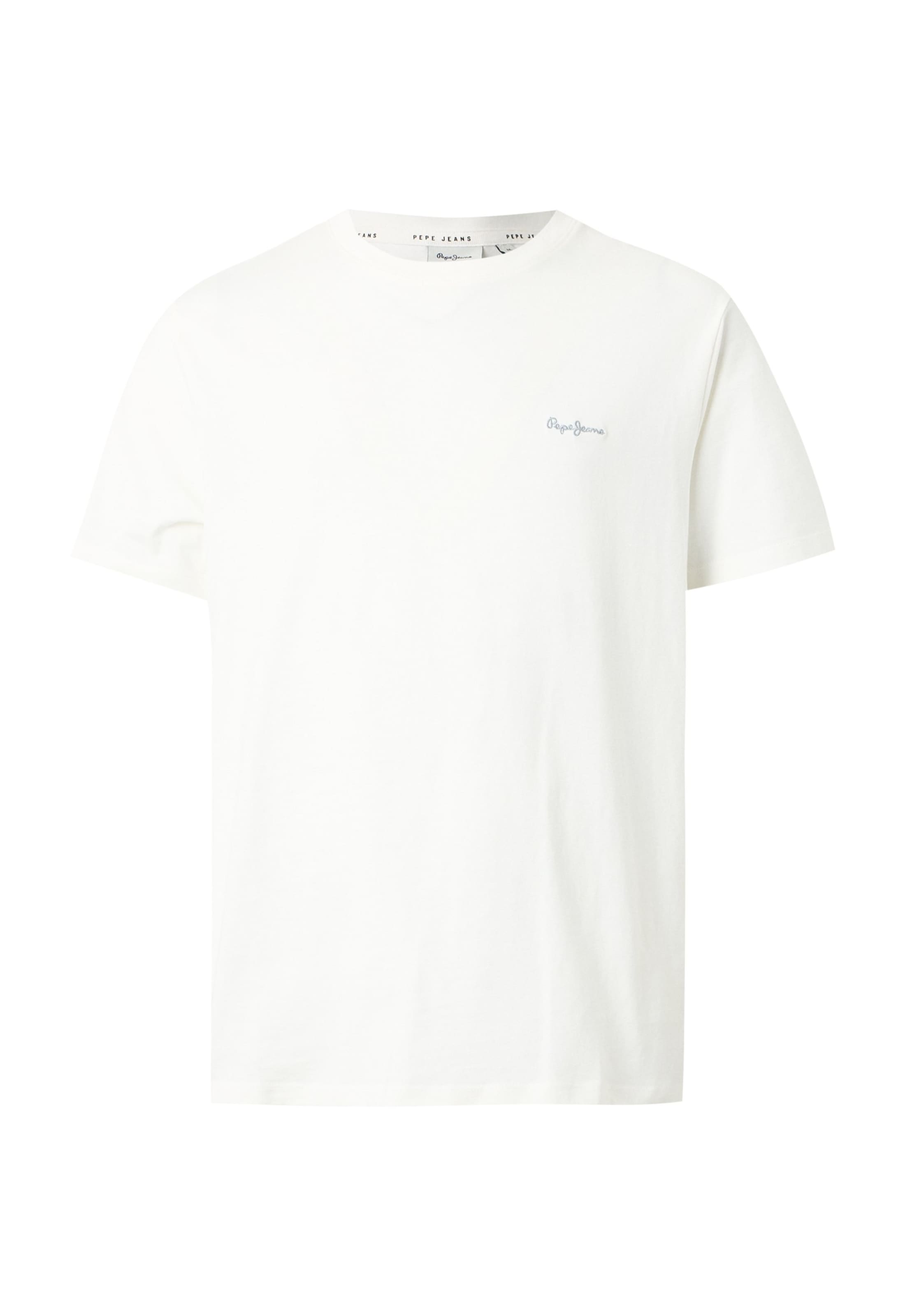 Pepe Jeans T-shirt 'CONTRAST CONNOR' i vit: framsida