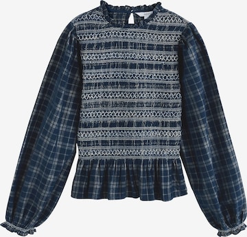 Next - Blusa en azul: frente