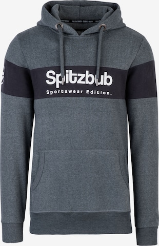 SPITZBUB Sweatshirt 'Ludis' in Grijs: voorkant