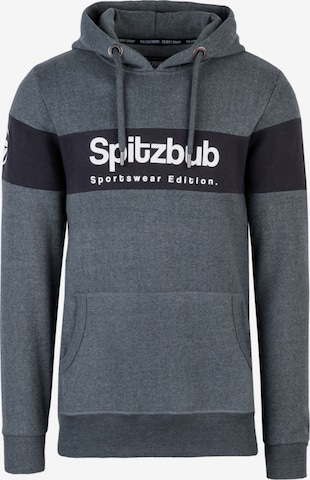 Sweat-shirt 'Ludis' SPITZBUB en gris : devant