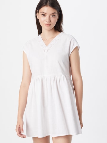 Cotton On Καλοκαιρινό φόρεμα σε λευκό: μπροστά