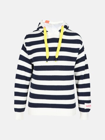 salzhaut Sweatshirt 'ALLERWÄGENS' in Wit