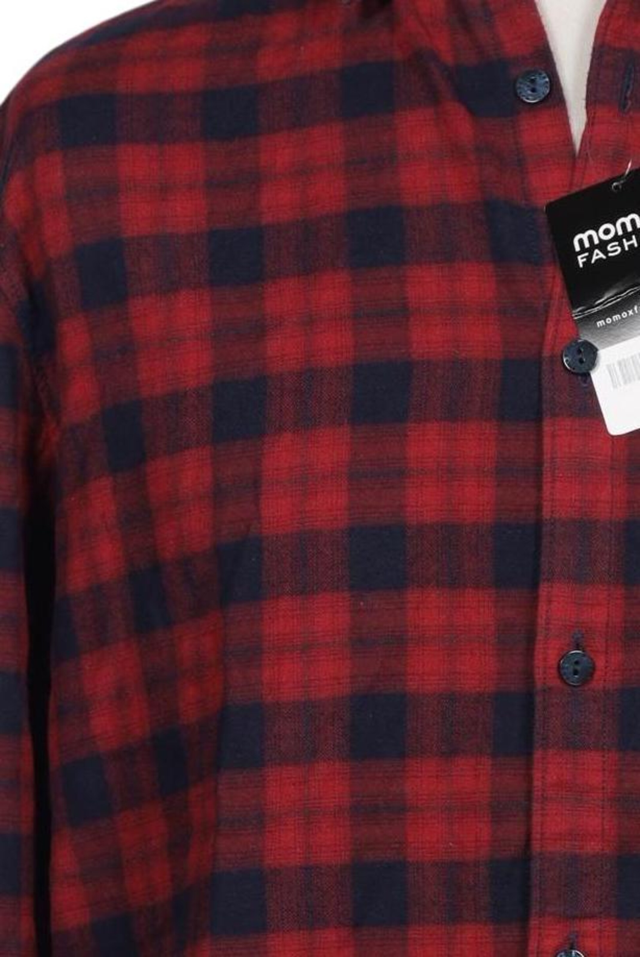 ALPHA INDUSTRIES Button Up Shirt in L in Red