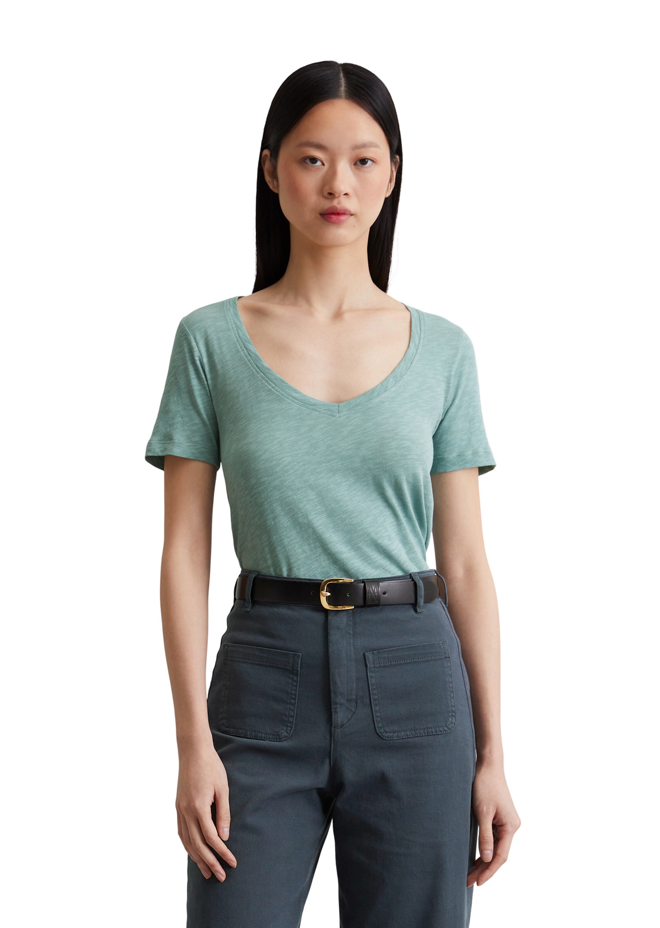 Marc O'Polo Shirt in Green: front