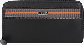 mano Wallet 'Don Leonardo' in Black: front