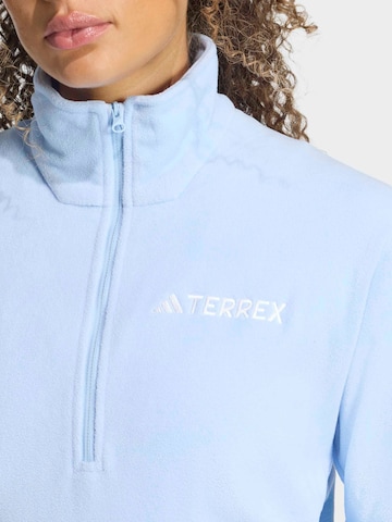 ADIDAS TERREX Athletic Sweater 'ESS' in Blue