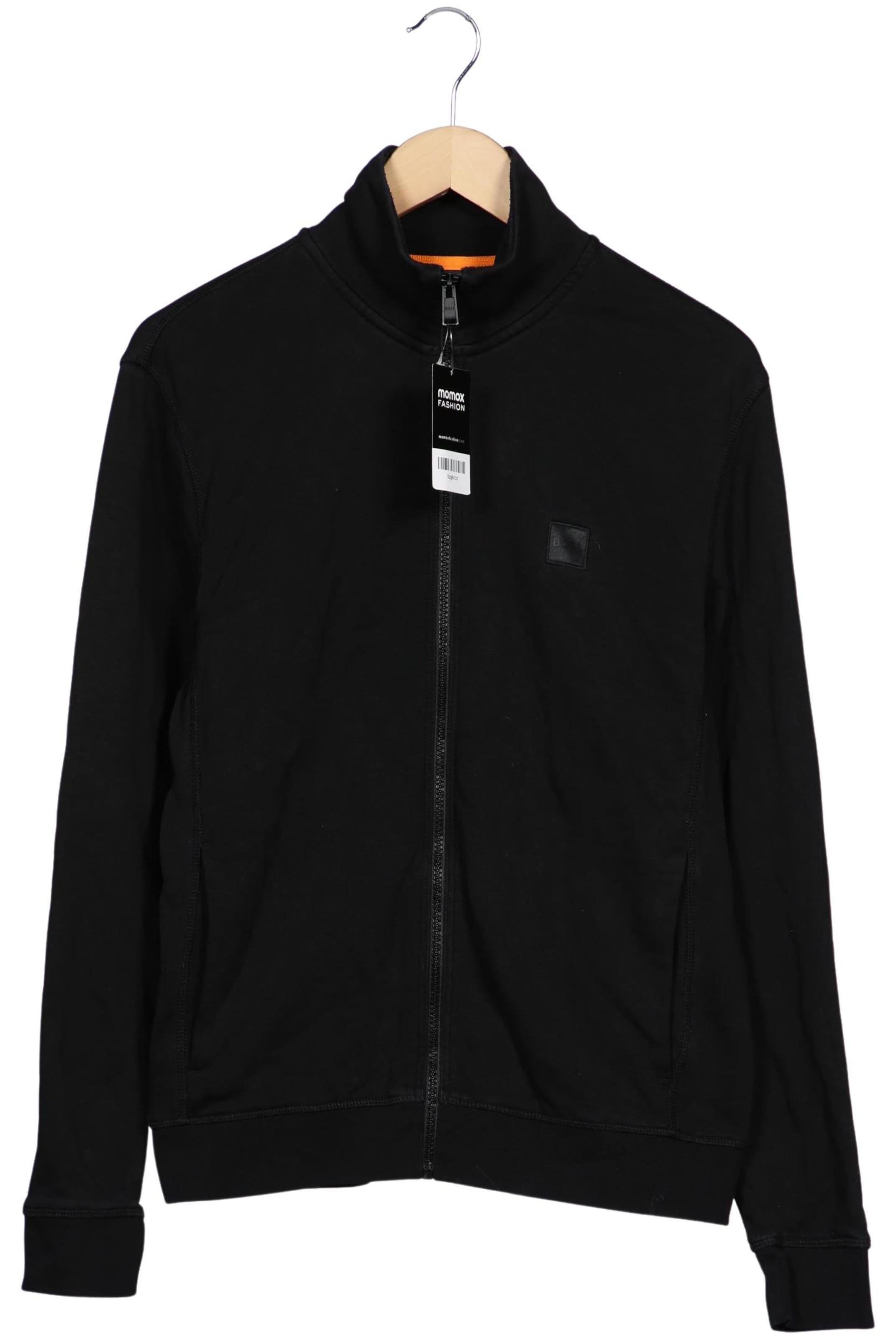 BOSS Sweatshirt & Zip-Up Hoodie in S in Black: front
