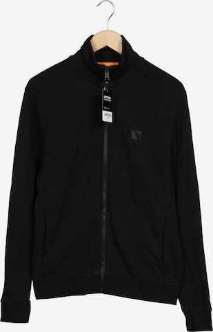 BOSS Sweatshirt & Zip-Up Hoodie in S in Black: front