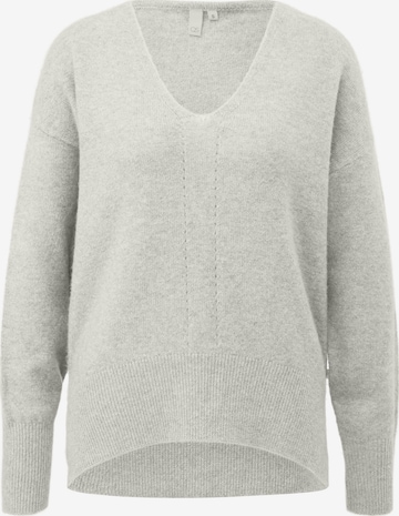 Pull-over QS en beige : devant